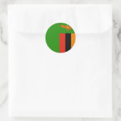 Zambia Flag Sticker (Tas)