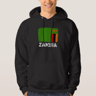 Zambia Flag   Support Zambian People Women Men   Hoodie