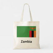 Zambia Flag Tote Bag (Achterkant)
