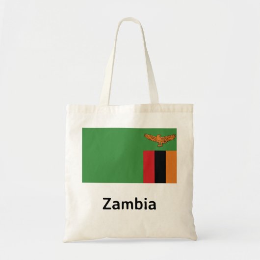Zambia Flag Tote Bag (Voorkant)