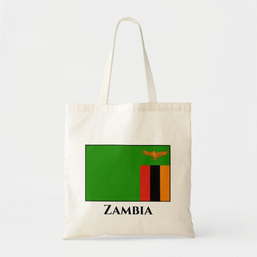 Zambia Flag Tote Bag (Voorkant)