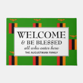 ZAMBIA FLAG | Welkom Deurmat (Voorkant)