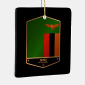 Zambia Keramisch Ornament (Rechts)