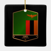 Zambia Keramisch Ornament (Achterkant)