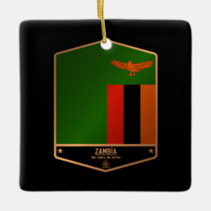 Zambia Keramisch Ornament
