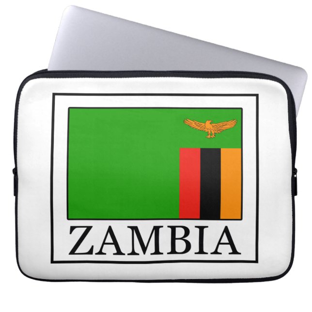 Zambia laptophoes laptop sleeve (Voorkant)