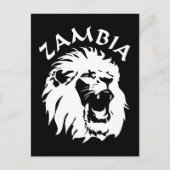 Zambia Lion Briefkaart (Voorkant)