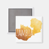 Zambia Magneet (Voorkant / Achterkant)