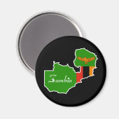 Zambia Magnet (Voorkant / Achterkant)