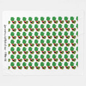 ZAMBIA MAP Christelijk Bedspreide Hoesje Throw Fleece Deken (Voorkant (Horizontaal))