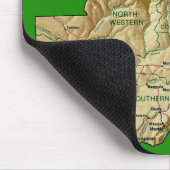 Zambia Map Mousepad Muismat (Hoek)