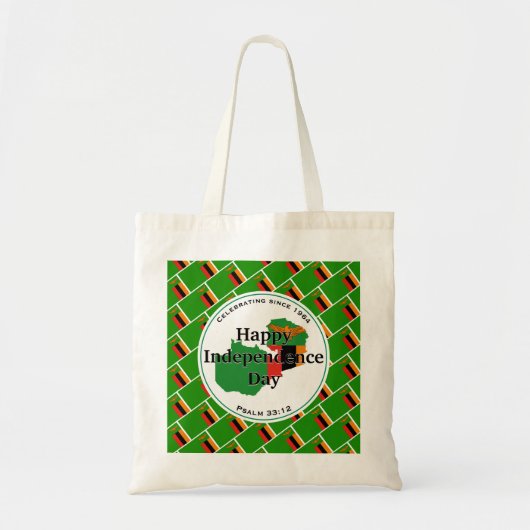 ZAMBIA ONAFHANKELIJKHEID Zambiaans Tote Bag (Voorkant)