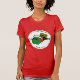 ZAMBIA ONAFHANKELIJKHEID Zambiaanse vlag ROOD T-shirt