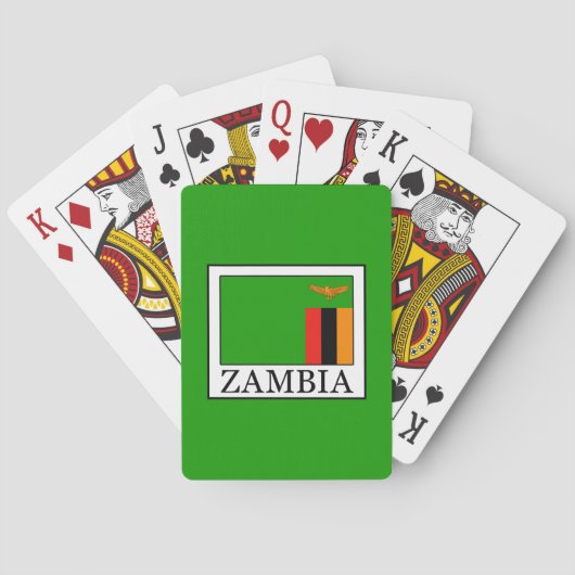 Zambia Pokerkaarten (Achterkant)