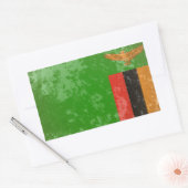 Zambia Rechthoekige Sticker (Envelop)