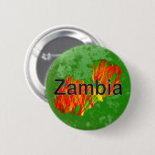 Zambia Ronde Button 5,7 Cm (Voorkant /achterkant)