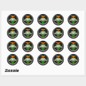 Zambia Ronde Sticker (Vel)