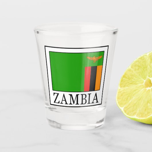Zambia Shot Glas (Voorkant)
