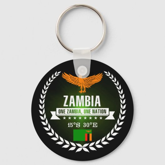 Zambia Sleutelhanger (Voorkant)