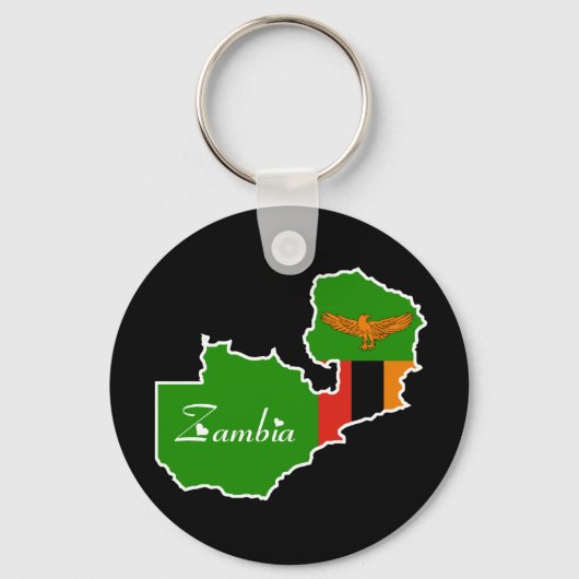 Zambia Sleutelhanger (Voorkant)