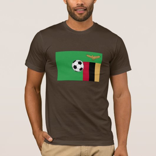 Zambia Soccer T-shirt (Voorkant)