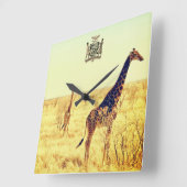  Zambia Square Wall klok (Hoek)