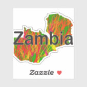 Zambia Sticker (Vel)