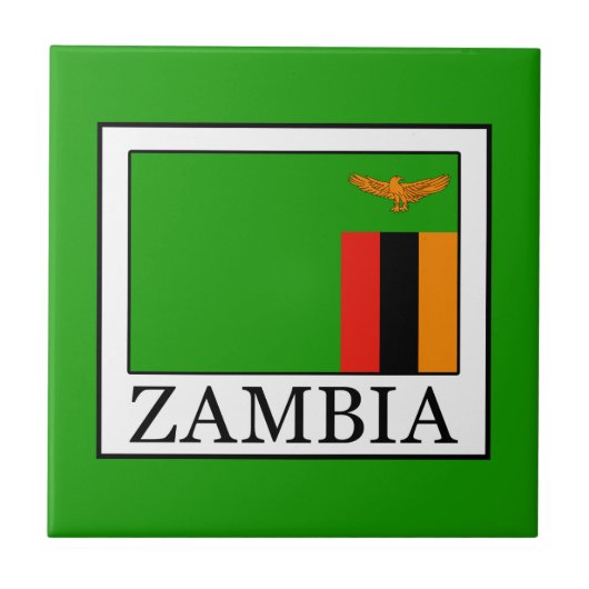 Zambia Tegeltje (Voorkant)
