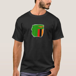 Zambia Trots Zambiaanse Vlag 2 T-shirt
