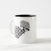 Zambia Tweekleurige Koffiemok (Voorkant links)