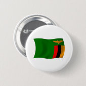 Zambia Vlag Knop Ronde Button 5,7 Cm (Voorkant /achterkant)