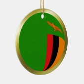 Zambia Vlag Ornament (Rechts)