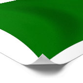 Zambia Vlag Poster Print (Hoek)