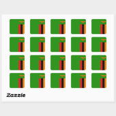 Zambia Vlag Sticker (Vel)