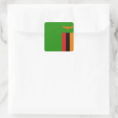 Zambia Vlag Sticker (Tas)