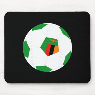 Zambia Voetbal Byll Zambische Vlag Jersey Trots Pr Muismat