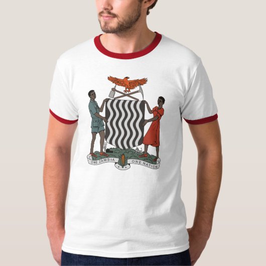 Zambia Wapenjassen T-shirt (Voorkant)