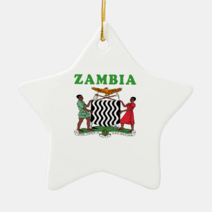 Zambia - wapenschild Design Keramisch Ornament