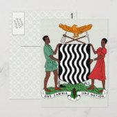 Zambia wapenstilstand briefkaart (Voorkant / Achterkant)