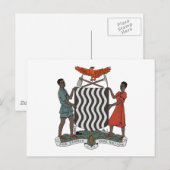 Zambia wapenstilstand Briefkaart (Voorkant / Achterkant)