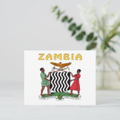 Zambia wapenstilstand briefkaart (Staand voorkant)