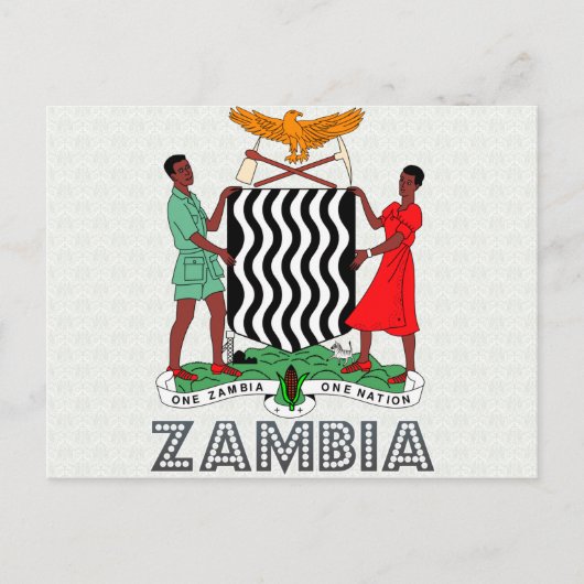 Zambia wapenstilstand briefkaart (Voorkant)