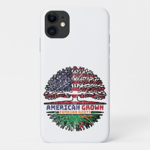 Zambia Zambian US American USA United States Tree Case-Mate iPhone Case