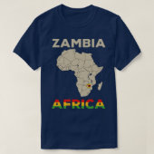 ZambiaAfrika 1 T-shirt (Design voorkant)