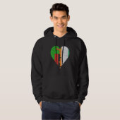 Zambiaans Ivoriaans vlaggenschip Hoodie (Voorkant volledig)