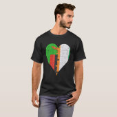 Zambiaans Ivoriaans vlaggenschip T-shirt (Voorkant volledig)