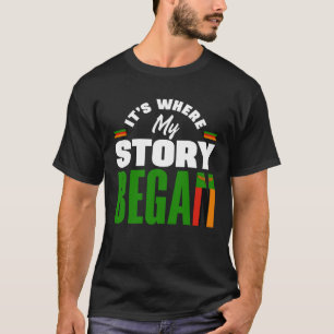 Zambiaans Zambia Zambiaanse Vlag Het Is Waar Mijn T-shirt