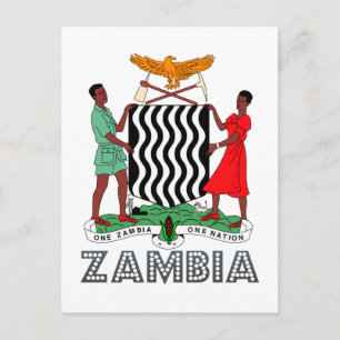 Zambian Emblem Briefkaart