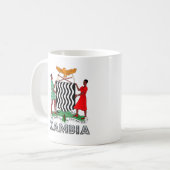 Zambian Emblem Koffiemok (Voorkant links)