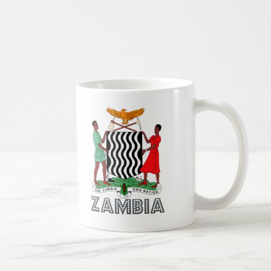 Zambian Emblem Koffiemok (Rechts)